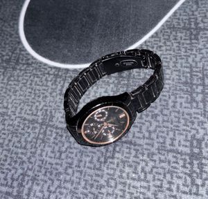 Titan Quartz Analog with Day and Date Black Dial