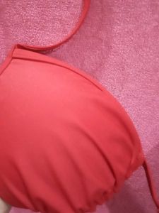 Red Bikini Bra