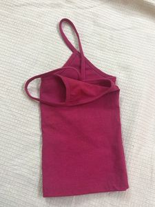 Pink Spaghetti Strap Tank Top