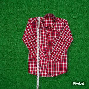 Red &amp; White Checked Shirt