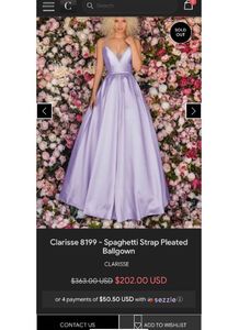 Lilac Ball Gown