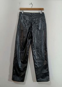 Divided by H&amp;M Black Leather Pant (Women)