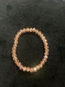 Pink &amp; White Beaded Bracelet Set