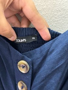 Colin’s Navy Blue Dress