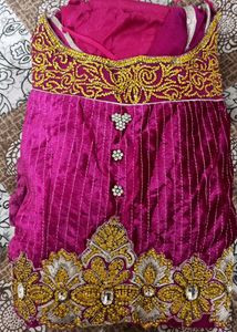 Pink Net Gown