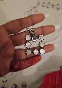 Black Diamond Cut Earrings