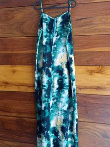 Beautiful Tye and Dye Green Dress