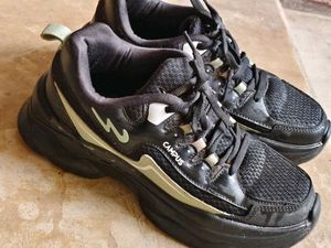 Campus Black Running Shoes