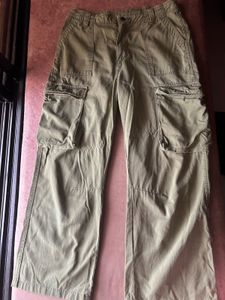 Blue Jeans &amp; Olive Cargos (Combo of 2)