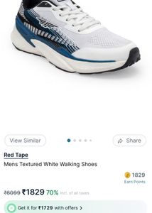 Red Tape White Sport Shoes‼️sale‼️