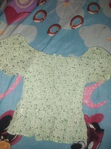 Green Cute Top