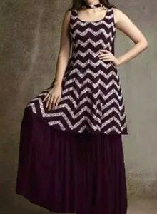 Plazzo Suit Dress (3 Piece)