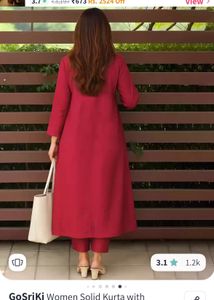 Elegant Red Kurta Set