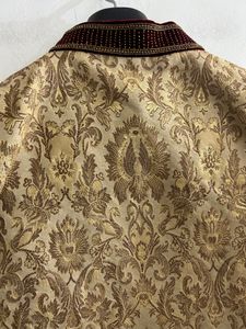 Manyavar Golden Sherwani ( Men)
