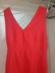Women Midi Dress Red