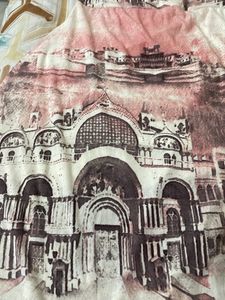 Multi Printed Top Wid Back Neck Design