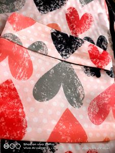 Heart Print Backpack