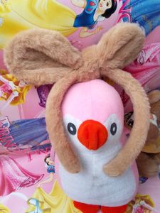 Fur Mickey Detachable Bow Hairband