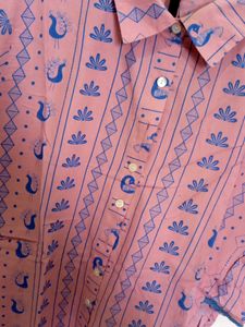 Longline Printed Kurta Top