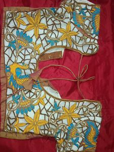 Embroidered Sari Blouse