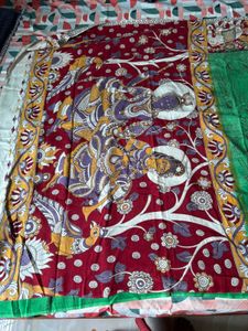 Chinori Silk Kalamkari Saree