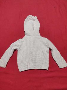 Carter’s Baby Girls Cotton Knit Hoodie – Size 9 Mo