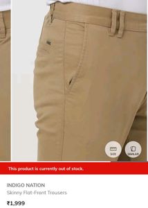 Khaki Colour Pant For Men