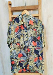 Floral Print Shirt Size-40
