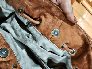 Boho Leather Hobo Bag