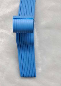 10 Blue Plastic Hangers