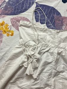 Floral Embroidered White Top