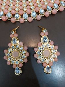 Elegant Pink Jewelry Set