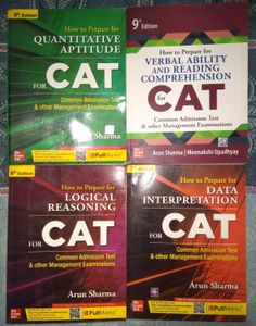 CAT books Set of 4 By Arun Sharma