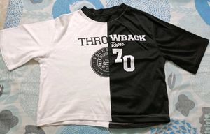Retro Throwback Colorblock Tee