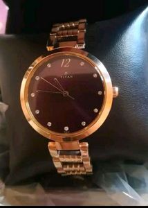 Titan New Women Purple Analogue Watch 2480WM02