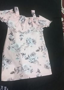 Brand New Flower Print Off Shoulder Top For Girls