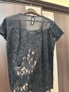 Black Netted Top