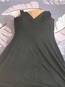 Black Embellished Waist Dress