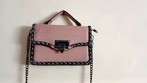 Stylish Peach Sling Bag