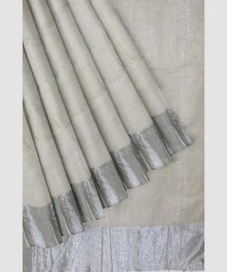 Elegant Grey Saree