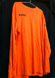 Orange Long Sleeve T Shirt
