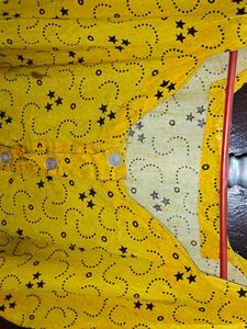 Yellow Print Loungewear Dress