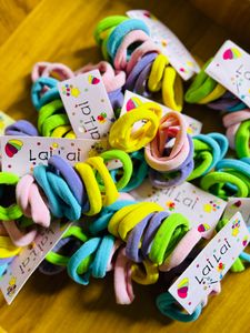 2 Bunches Hair Ties, @ ₹25/- Per Bunch