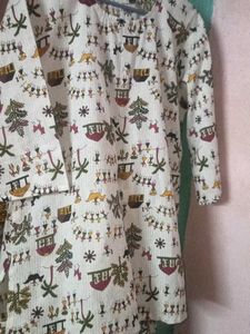Patterned Pajama Set
