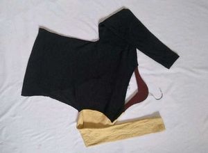 Two-Tone Long Sleeve Top