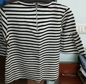 B&amp;W Striped Top