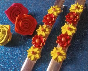 Floral Hair Clips - Set of 2