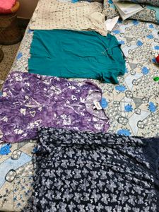 Combo Of 4 Daily Use Cotton Tops In Xl Size