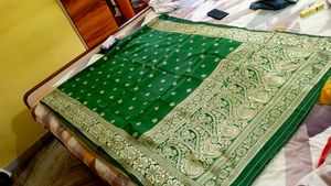 New Unused Silk Woven Banarasi Saree