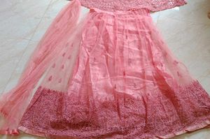 Elegant Ethnic Gown with lehanga 🎀